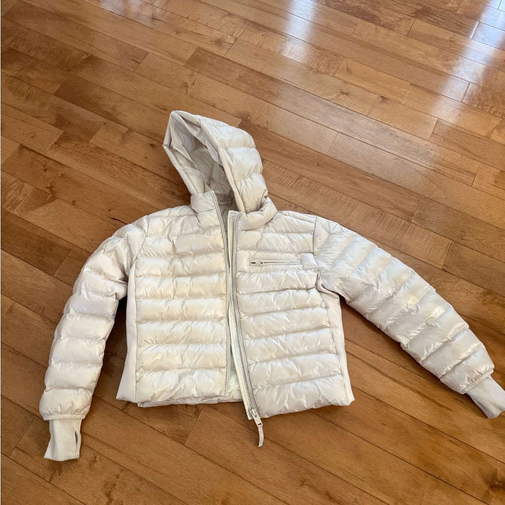 7 Diamonds Cream Outerwear Jacket